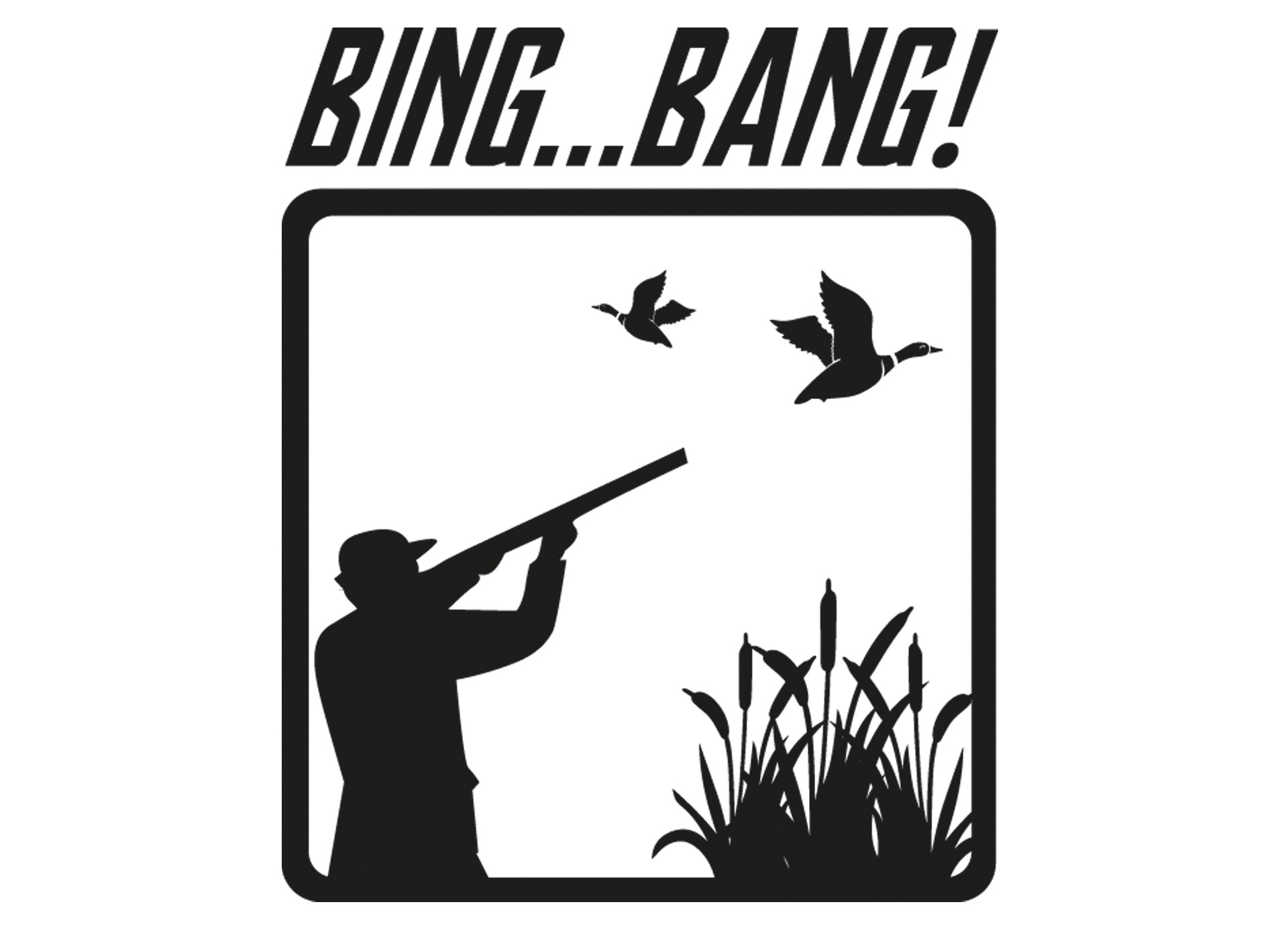 Motif transfert chasse T1169 Bing Bang