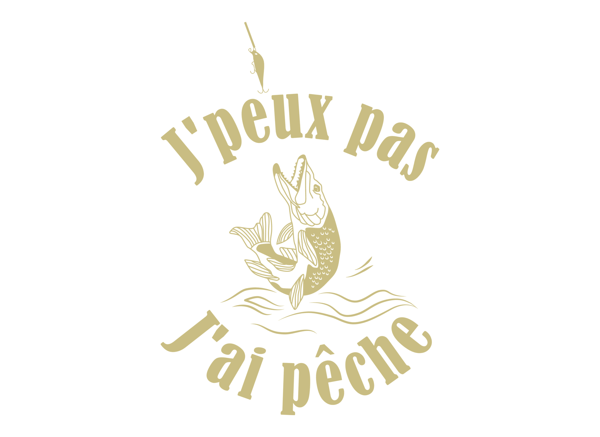 Motif transfert chasse T1171 JPP j'ai pêche