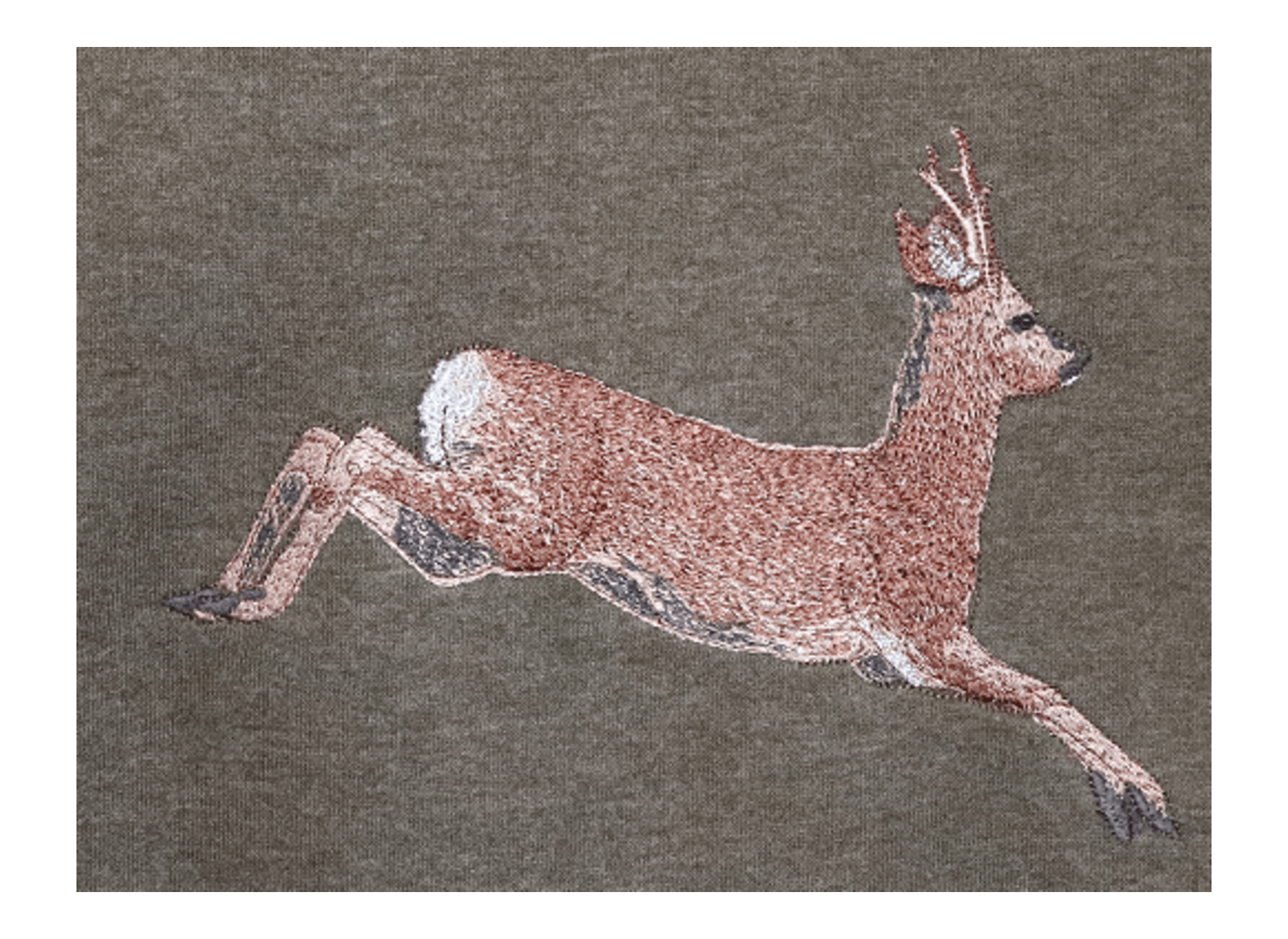 broderie chasse S209 chevreuil
