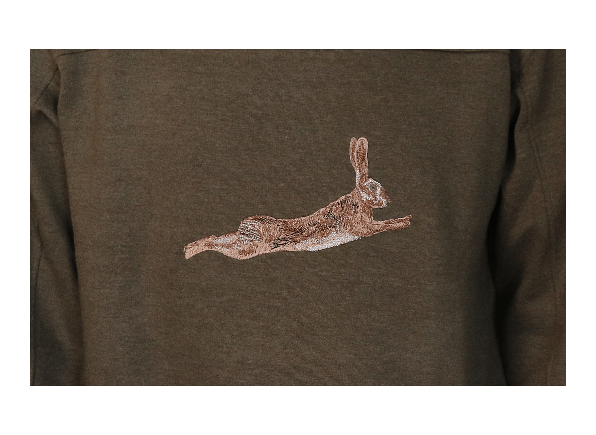 broderie chasse S207 lièvre