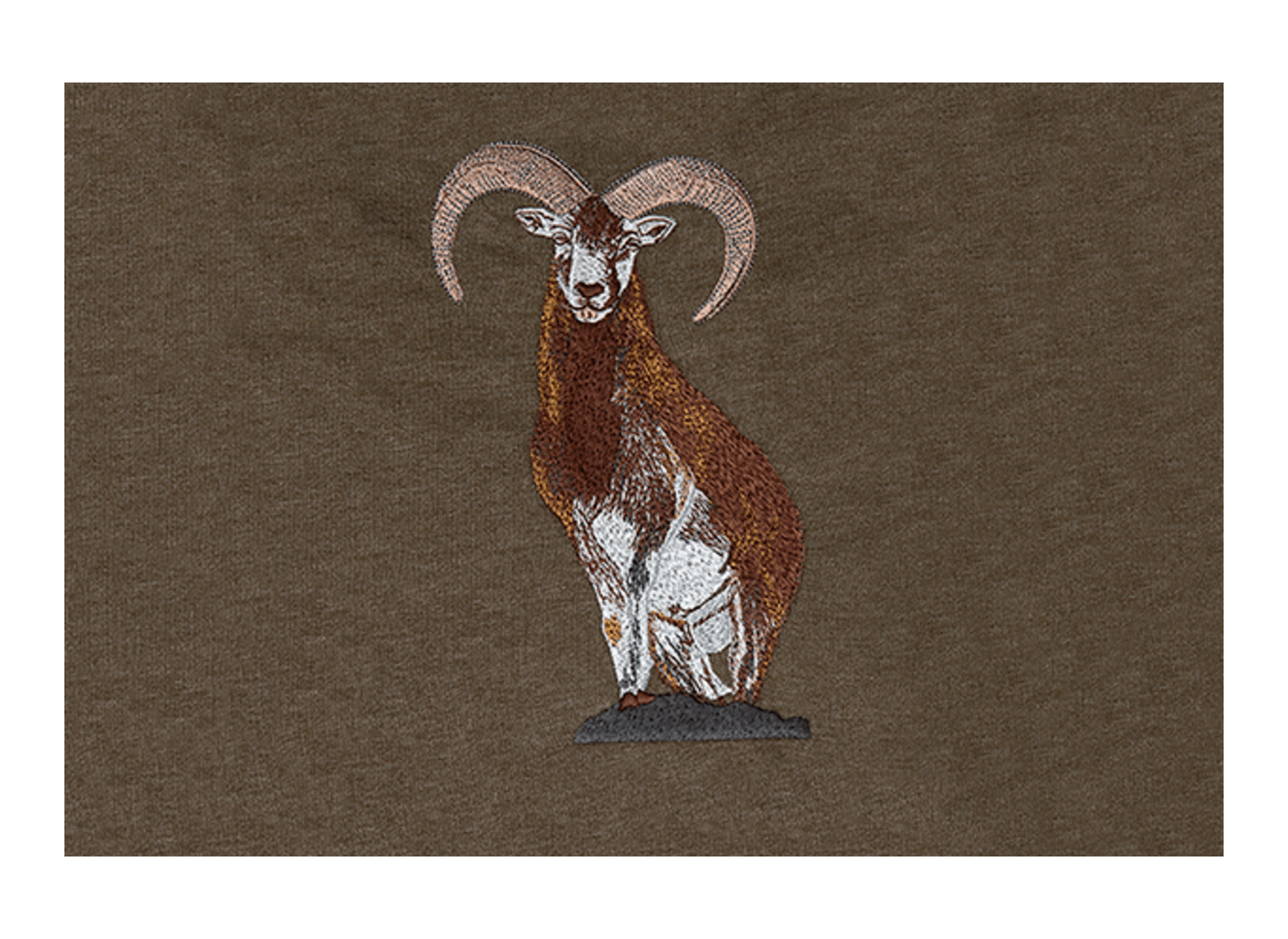 broderie chasse S206 mouflon
