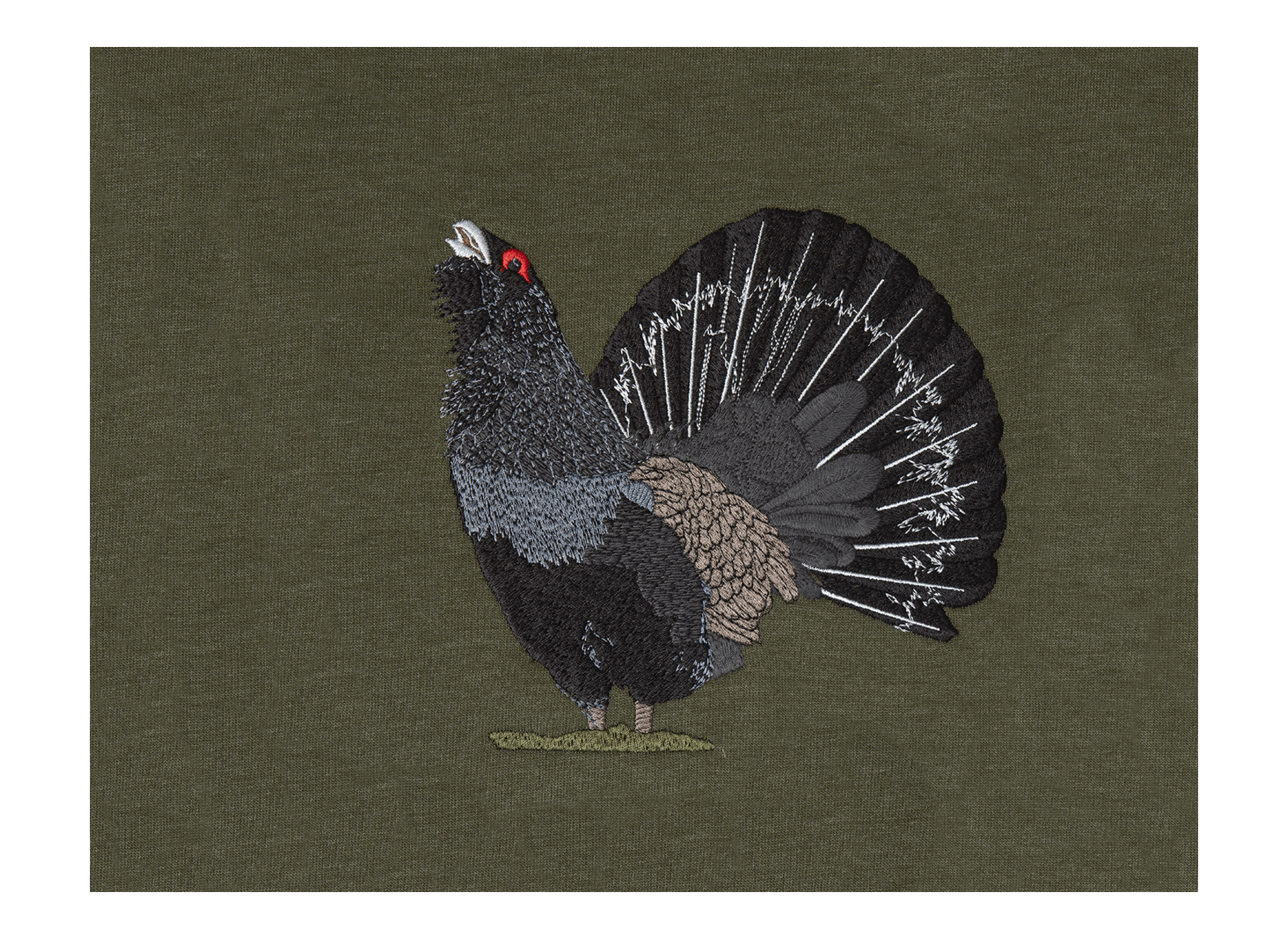 broderie chasse S205 perdrix
