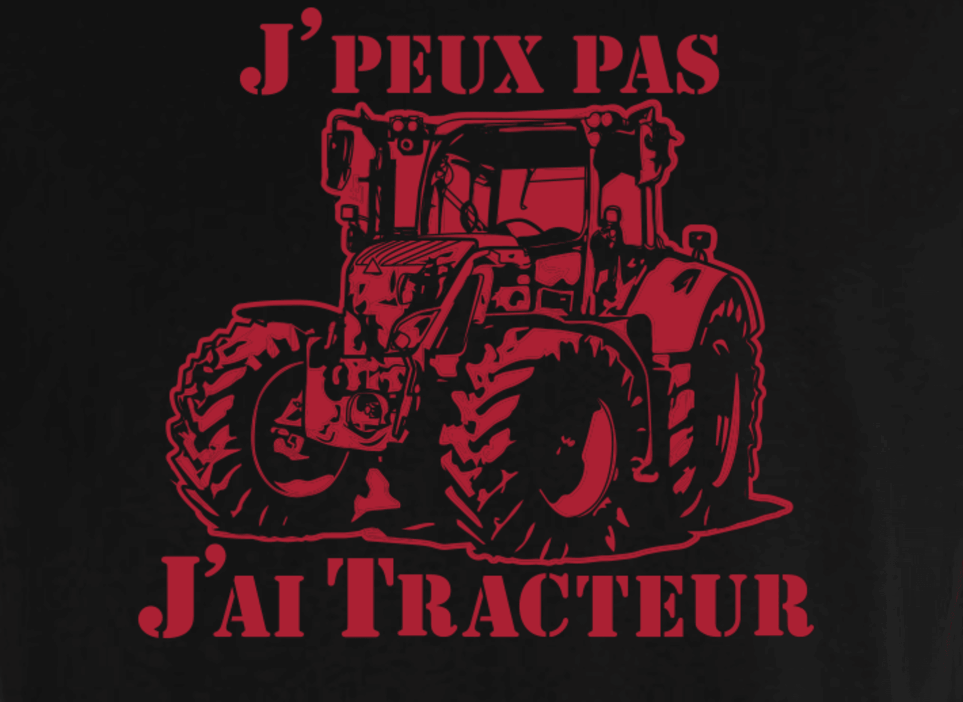 motif outdoor et jardin TSN34 tracteur