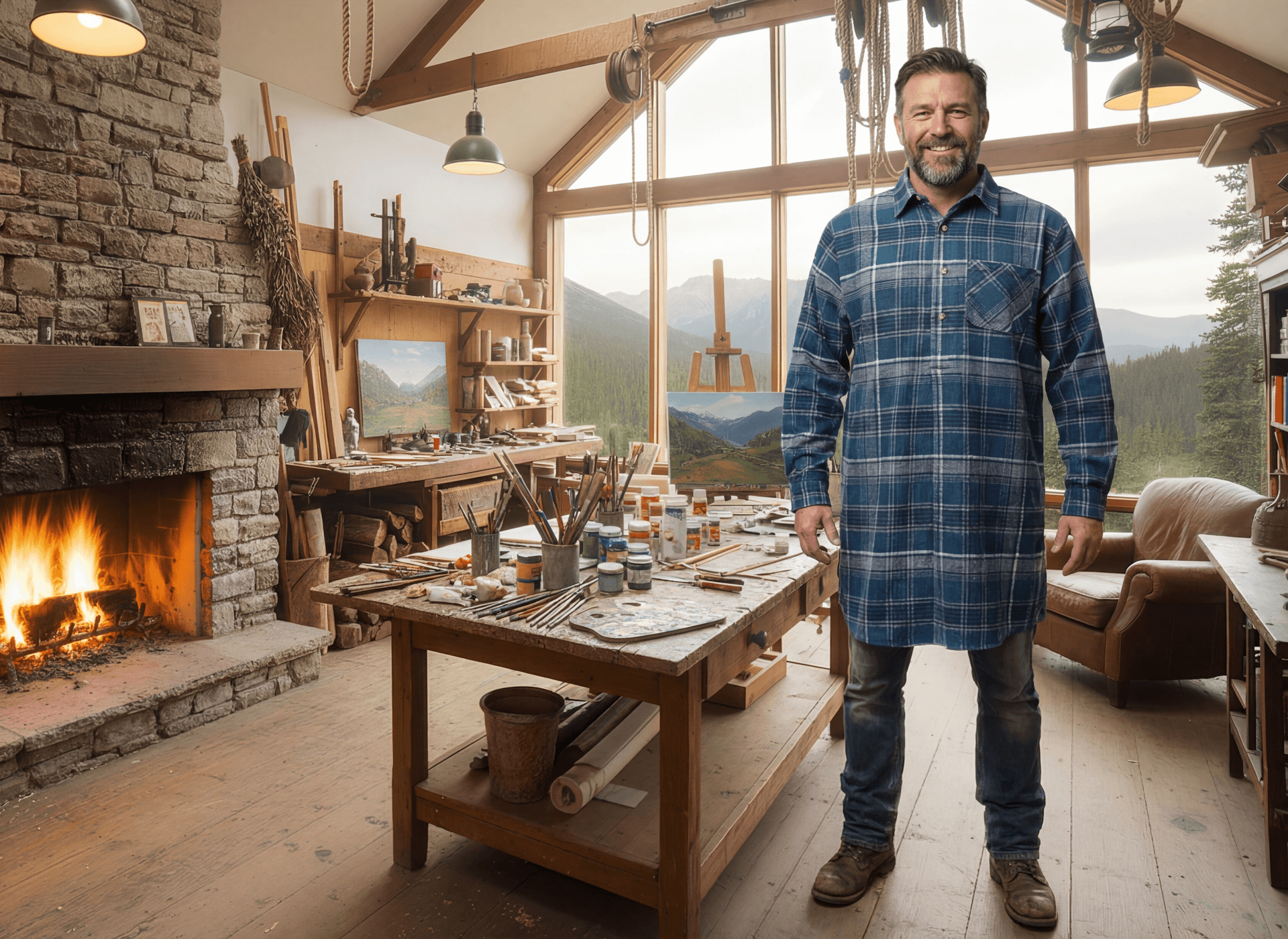 chemise long pan FERMEE