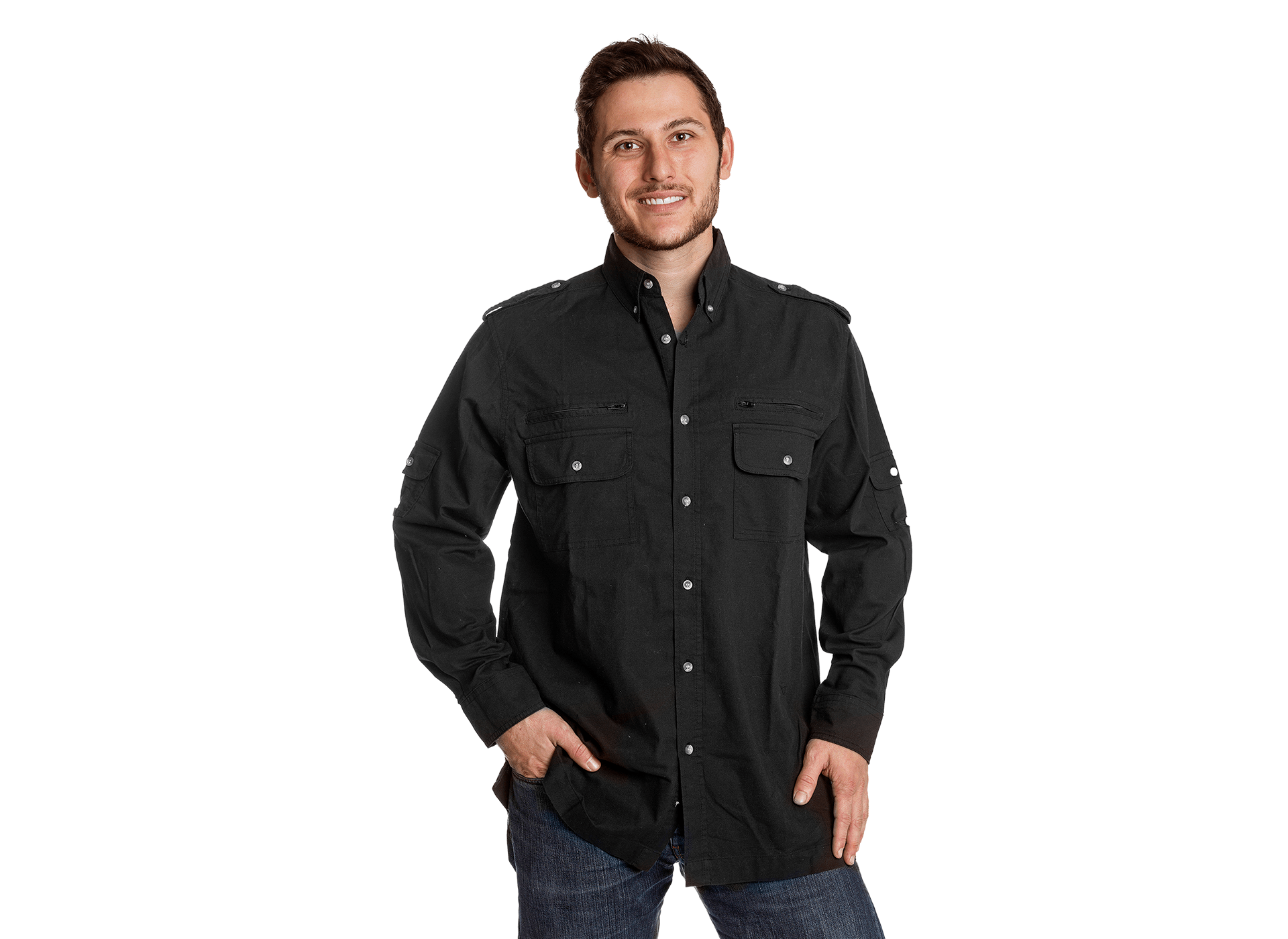 chemise multipoches AUTHENTIC - Variante 4