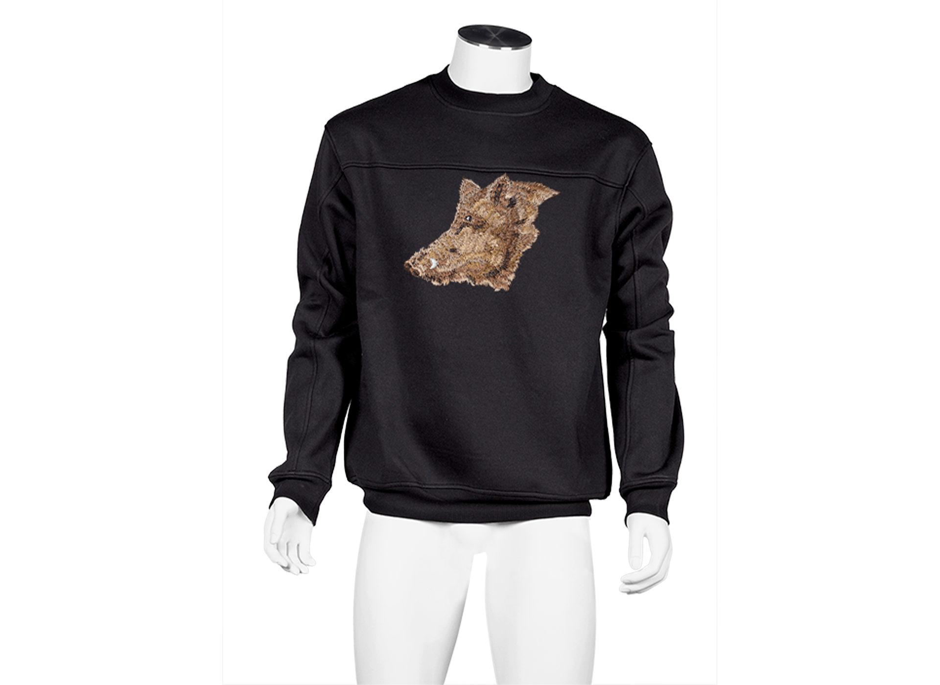 sweat-shirt nature col rond chasse - Variante 1