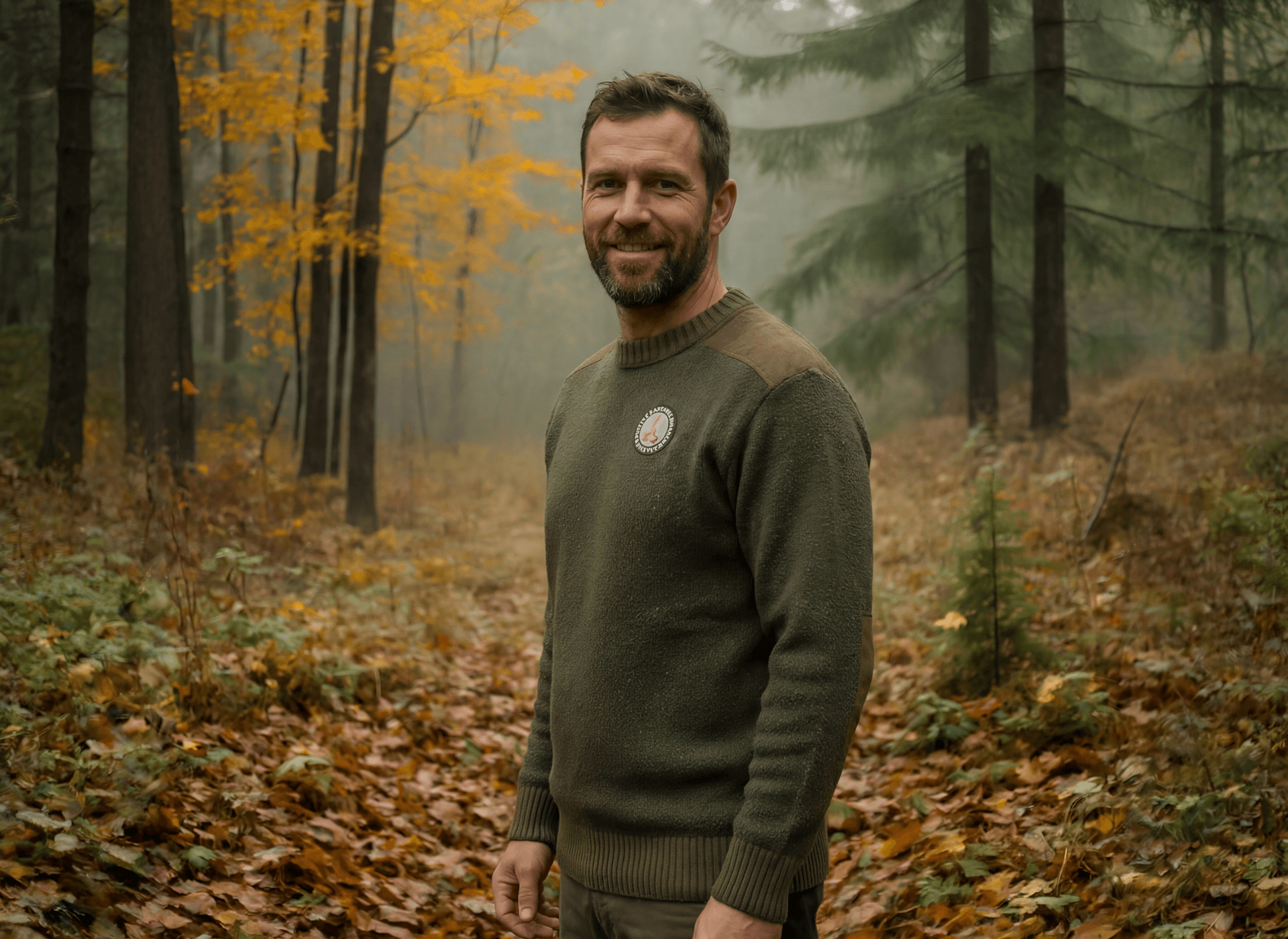 pull chasse col rond P60 - Variante 1