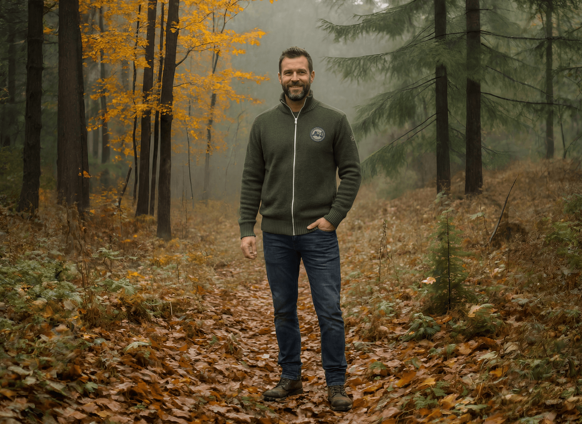 Veste zippée chasse P64