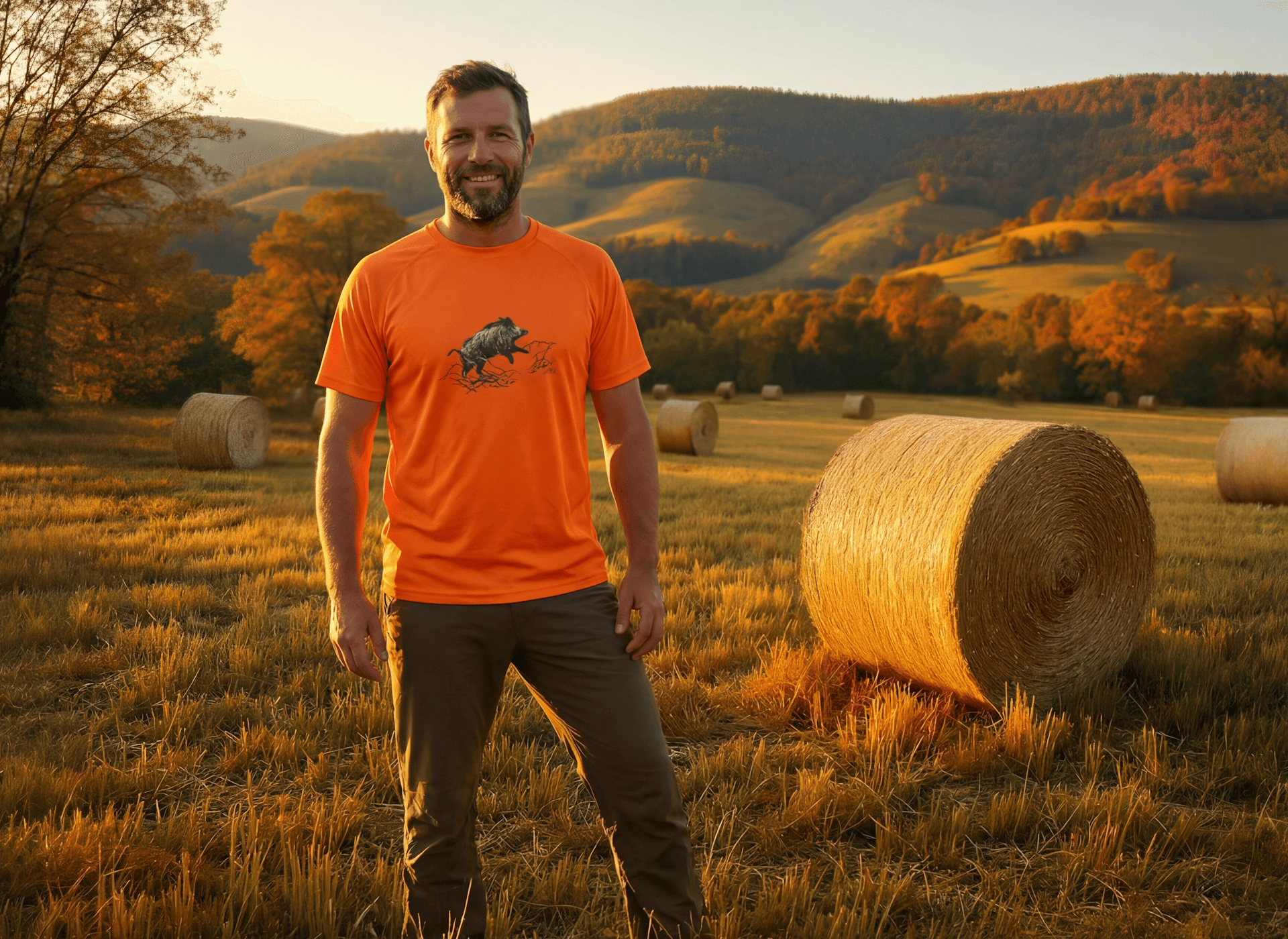T-shirt respirant DIEGO avec motif