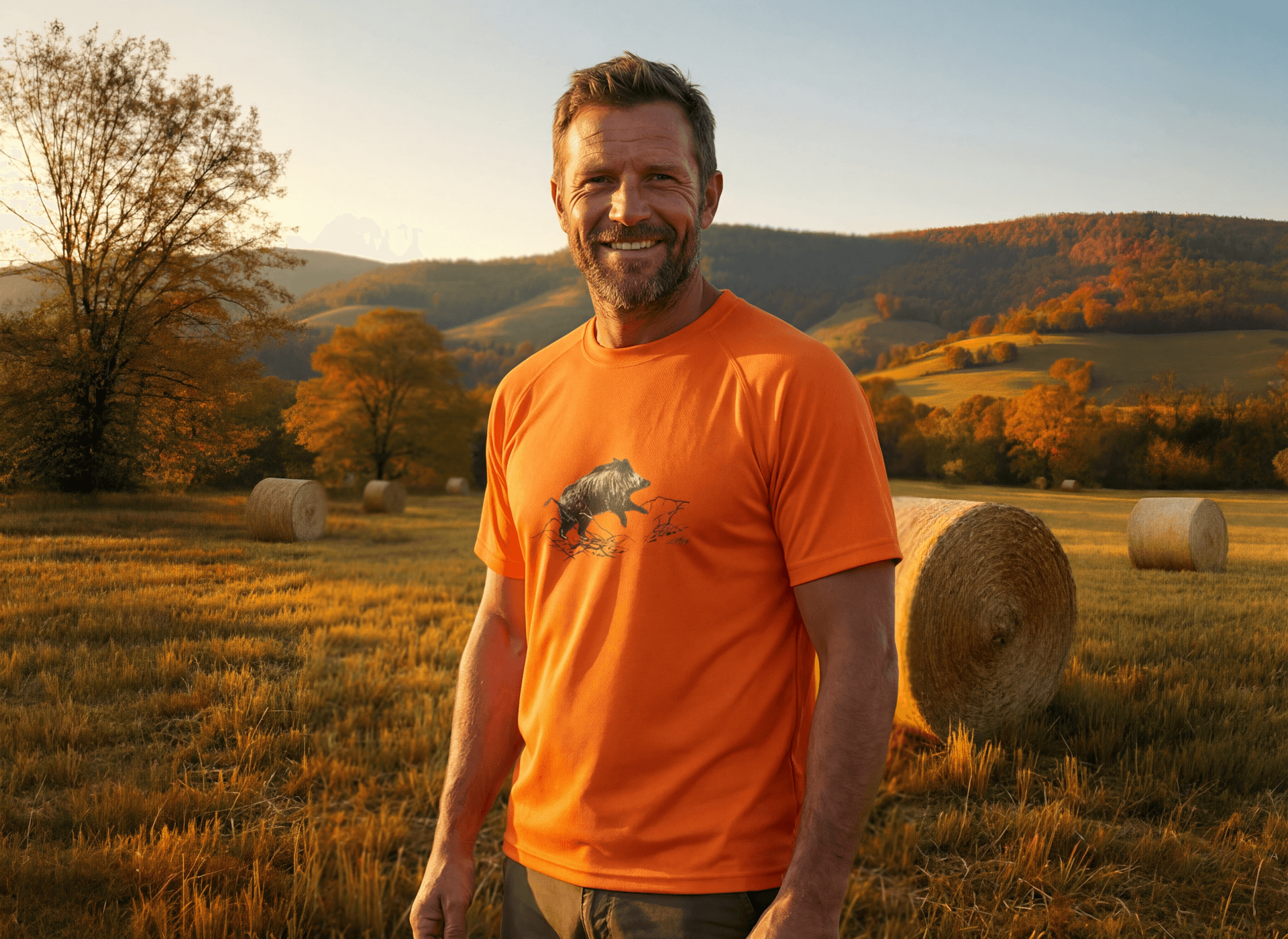 T-shirt respirant DIEGO avec motif - Variante 1
