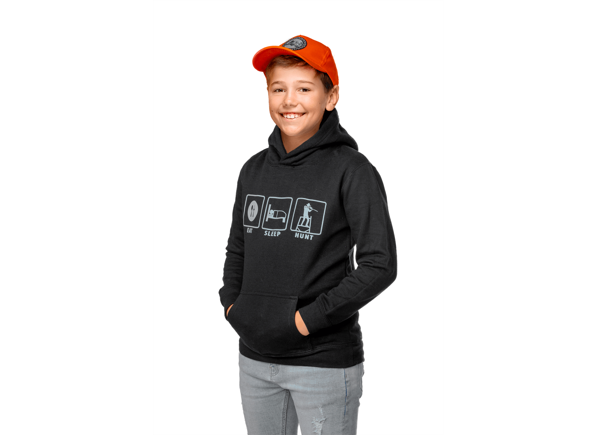 sweat-shirt à capuche HOODIE ENFANT chasse