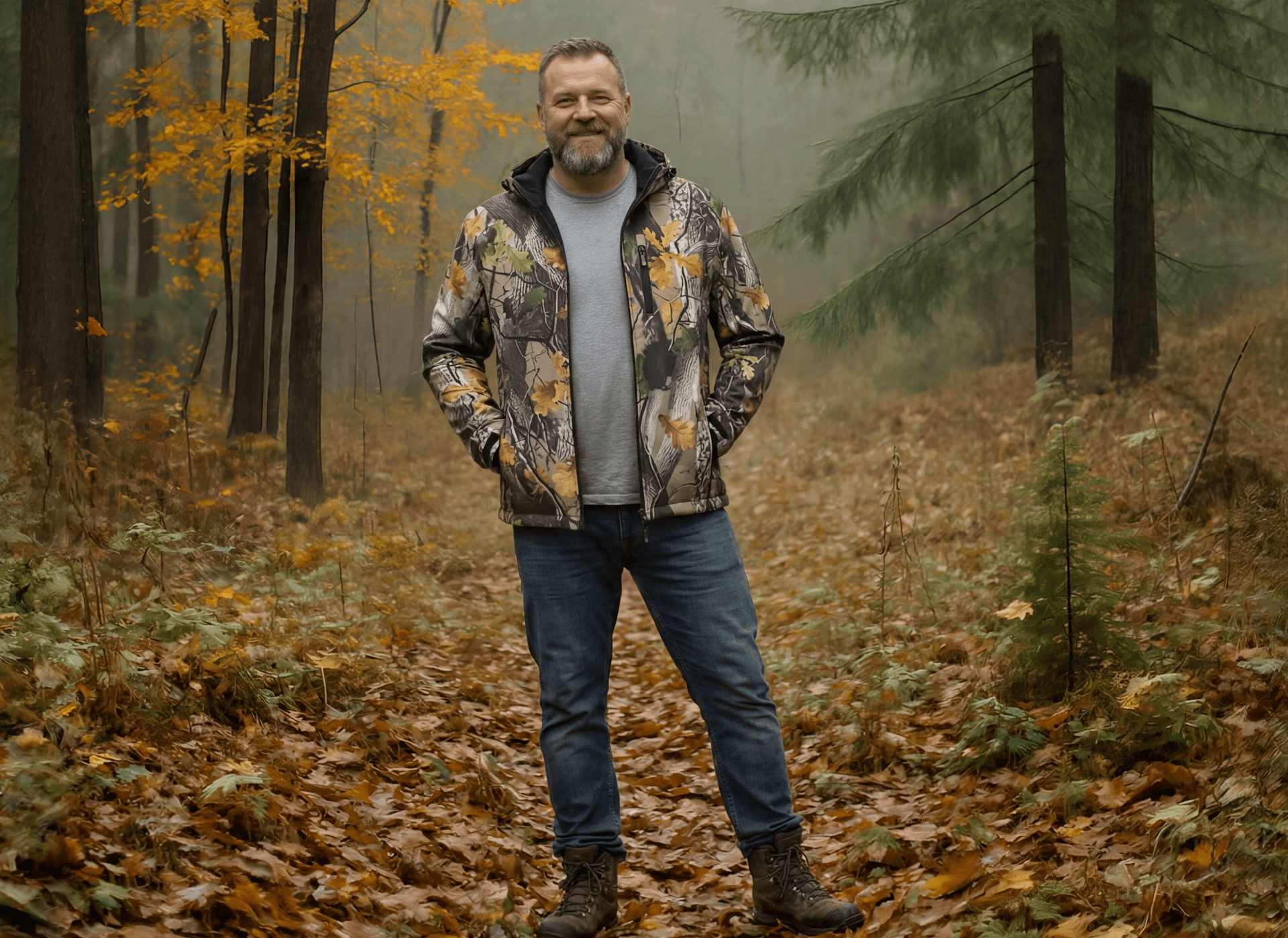 softshell BUFFALO Camo - Variante 2
